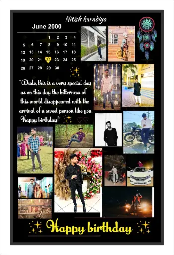 12*18 birthday photo frmae