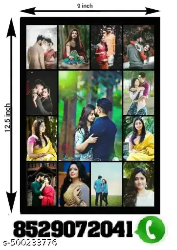 Photo frame, 13 photos collage wall decor photo frame